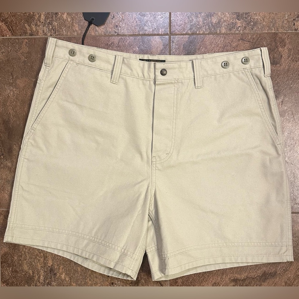 Filson Dry Tin Double Knee Shorts Surplus Tan 38